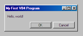Throw this CSS confirm dialog up next to one created with VB6 and you won’t be able to tell which is which.